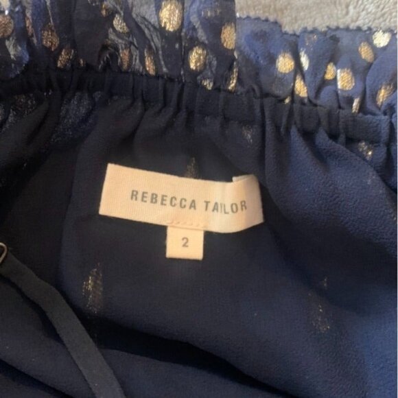 Rebecca Taylor Navy Blue Tank | Sz S - Picture 3 of 4